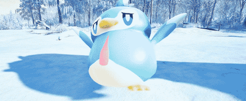 Palworld Penguin Running Gameplay GIF