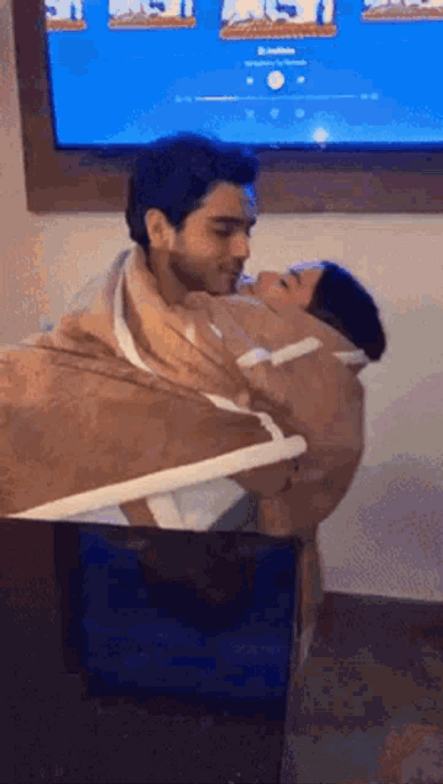 Pamper Girlfriend Blanket Snuggles Cuddles GIF