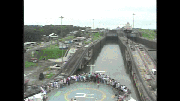 Panama Canal Beautiful View GIF