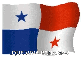 Panama Flag Waving Que Viva Panama