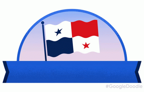 Panama Independence Day Flag GIF