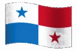Panama National Flag Waving GIF