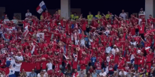 Panama Soccer Fans Cheering GIF