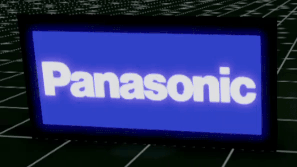 Panasonic Expanding Blue Background GIF