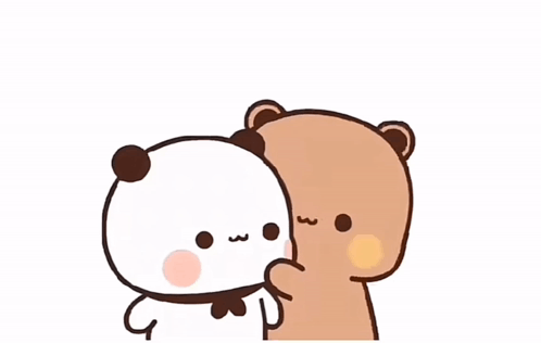 Panda and Brown Bear Hugging