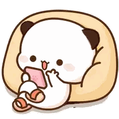 Panda Bear Eating Food