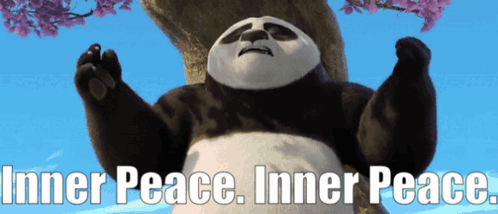 Panda Bear Inner Peace Inner Peace