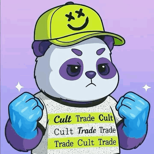 Panda Bear Wearing Cult Trade Shirt
