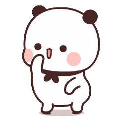 Panda Bear with Bow Tie Next to Music Note
