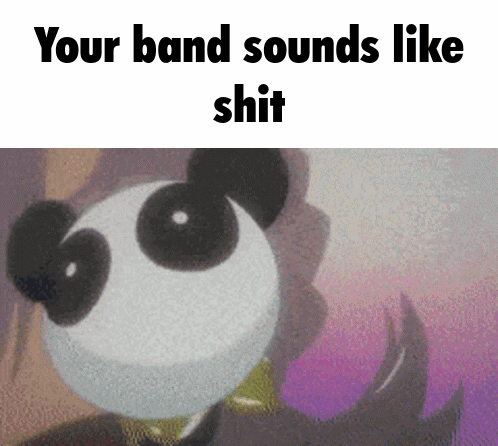 Panda Bear Your Band Sounds Like Shit GIF