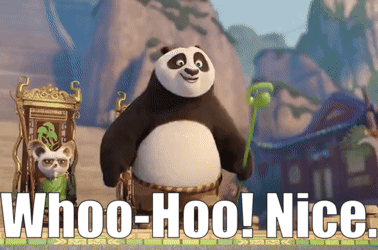 Panda Bears With Whoo-Hoo Nice GIF