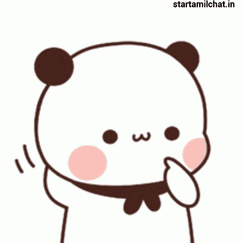 Panda Covering Mouth GIF
