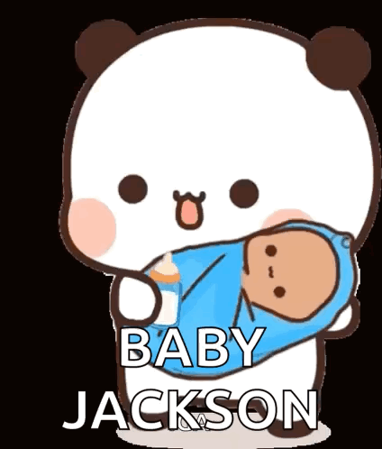 Panda Holding Baby Jackson