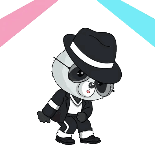 Panda in Hat and Suit