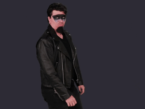 Panda Man Says Sup GIF