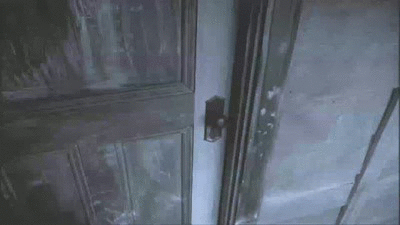 Panic Room Enter Black And White GIF