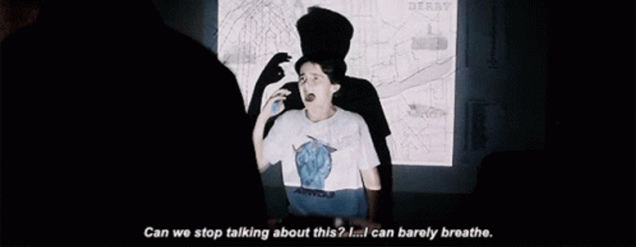 Panicking Kid Barely Breathing GIF