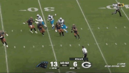 Panthers Vs Packers On Fox NFL GIF