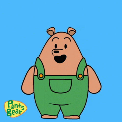 Pants Bear Freedom GIF