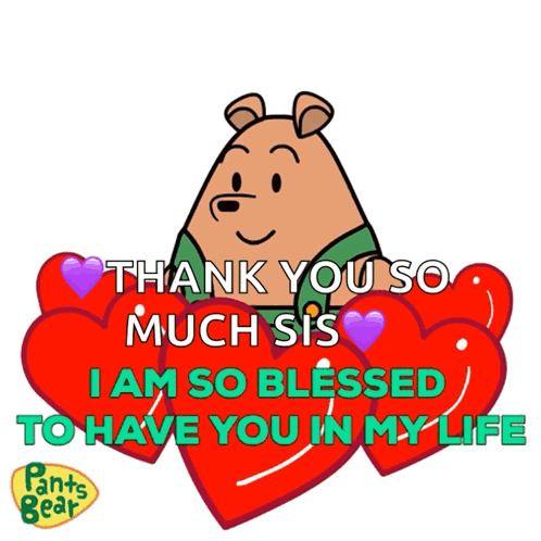 Pants Bear Saying Thank You GIF