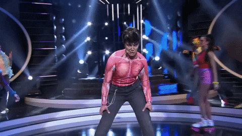 Pants Strip Tease Robbie Williams GIF