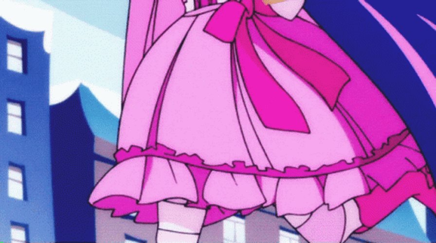 Panty And Stocking Running GIF