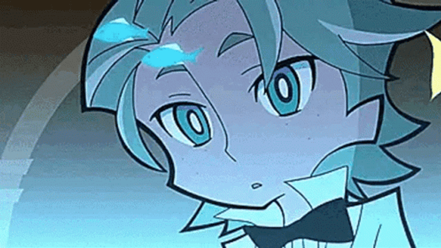 Panty And Stocking WIth Brief Looking Each Other GIF