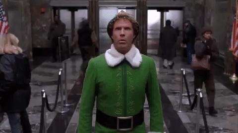 Papa Elf Mesmerized GIF