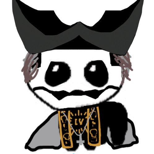 Papa Emeritus Yippee Creature Confetti GIF