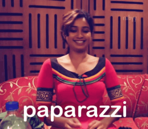 Paparazzi Camera Flash Shreya Ghoshal GIF
