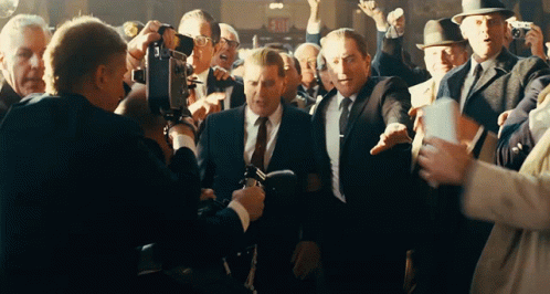 Paparazzi Crowd The Irishman Movie GIF