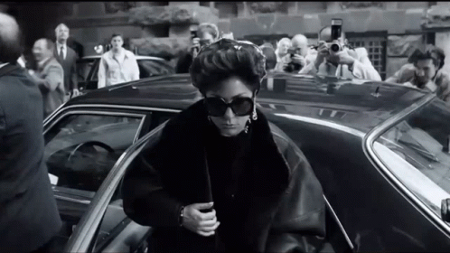 Paparazzi Patrizia Reggiani Black And White GIF