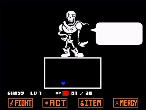 Papyrus Says You're Too Weak I Already Lifted
