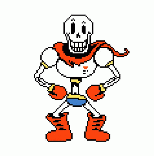 Papyrus Spooky Month Dance Entry GIF
