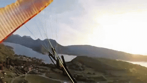 Paragliding 360 View GIF