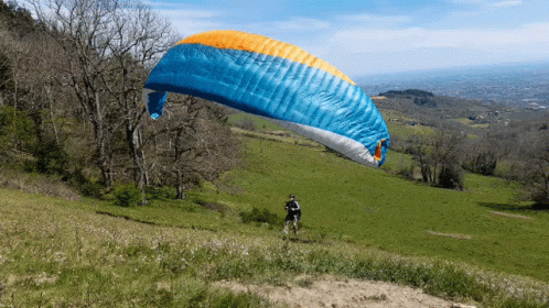 Paragliding To Get Away GIF