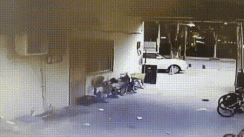 Parallel Parking Car Turning Over GIF
