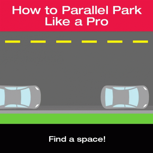 Parallel Parking Like A Pro Animation GIF