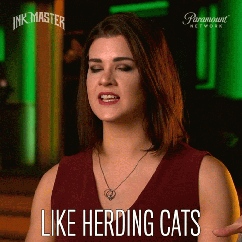 Paramount Ink Master Cast Like Herding Cats GIF