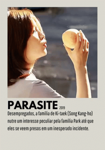 Parasite Woman Holding Apple GIF