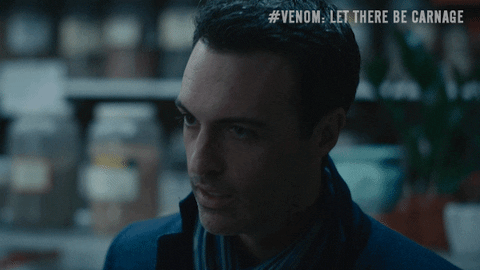 Pardon Me Eddie Brock Venom Movie GIF
