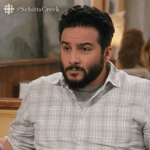 Pardon Me Schitts Creek Emir Kaplan GIF