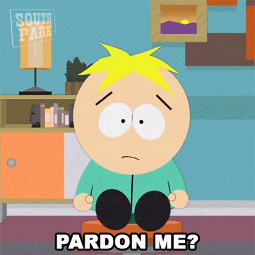 Pardon Me South Park Butters Stotch GIF