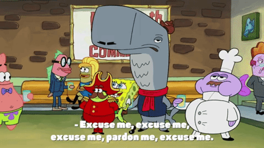Pardon Me SpongeBob And Friends GIF