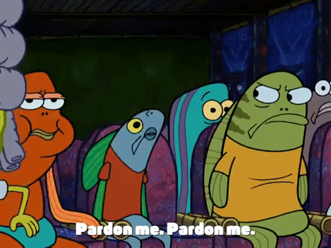 Pardon Me Spongebob Squarepants GIF