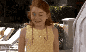 Parent Trap Movie In Yellow Dress GIF