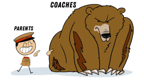Parents And Coaches Poke The Bear GIF