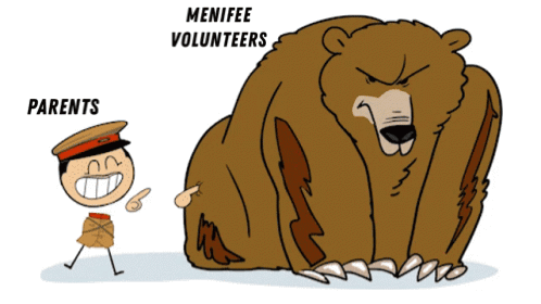 Parents Menifee Volunteers Poke The Bear GIF
