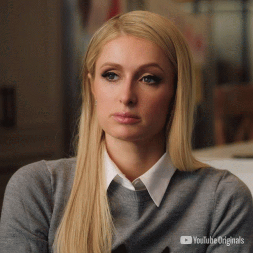 Paris Hilton Poker Face GIF