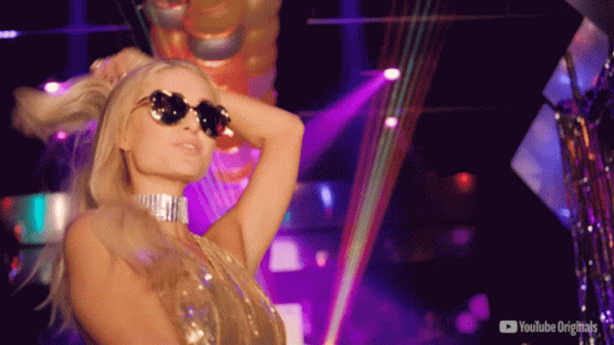 Paris Hilton At The Party GIF